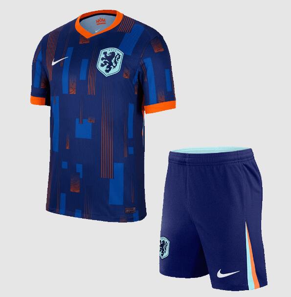 (image for) Netherlands Away Jersey Kit(Jersey+Shorts) Euro 2024